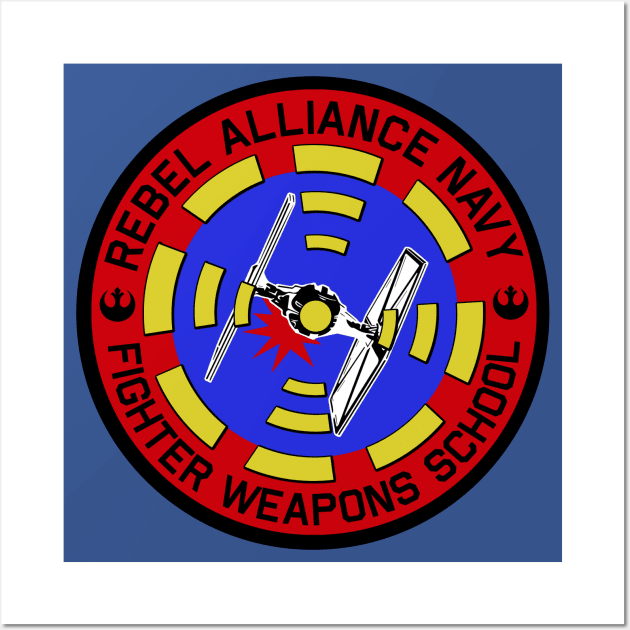 Rebel Fighter Weapons School Wall Art by PopCultureShirts